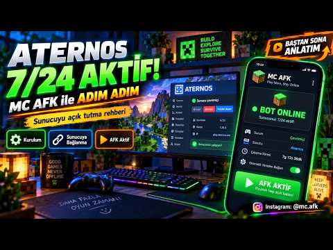 MC AFK Aternos bağlantı anlatımının kapağı